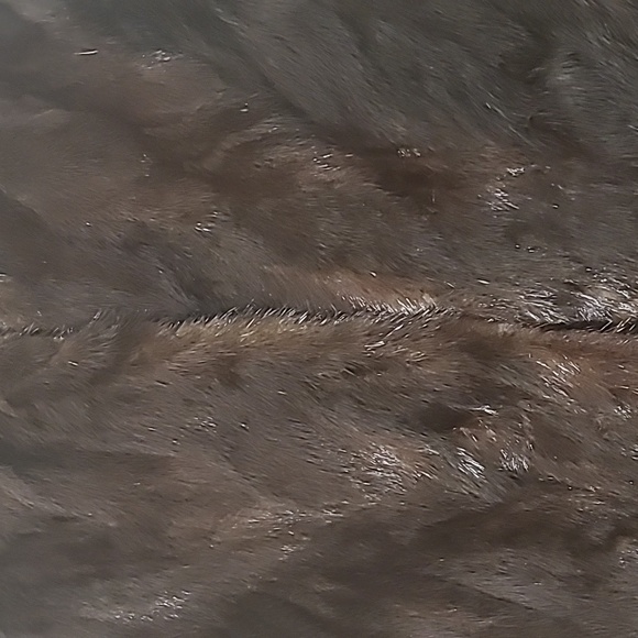 Mahogany Brown Mink Fur Coat - Picture 5 of 10